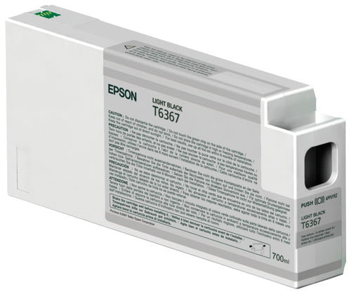 Epson Singlepack Light Black T636700 UltraChrome HDR 700 ml Epson Singlepack Light Black T636700 UltraChrome HDR 700 ml